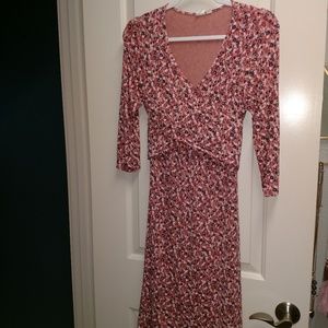 GAP Maternity Print Wrap Dress